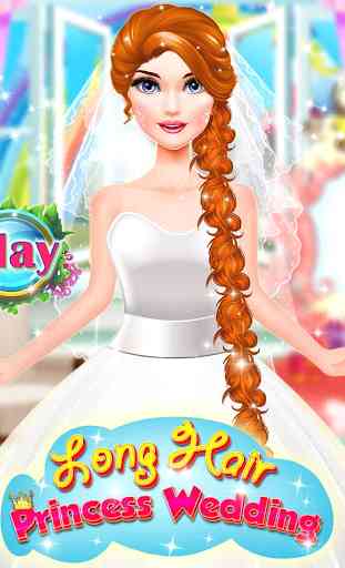 Long Hair Princess Wedding Love Story 1
