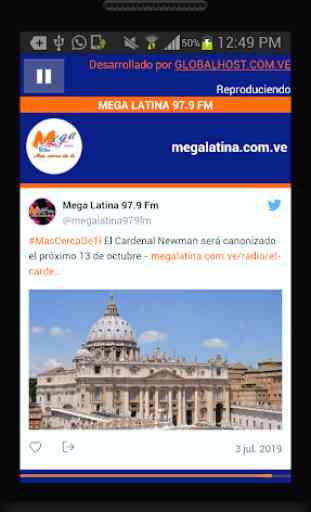Mega Latina 97.9 FM 2