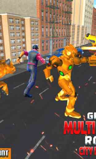 Multi Panther Robot Hero City Battle 2