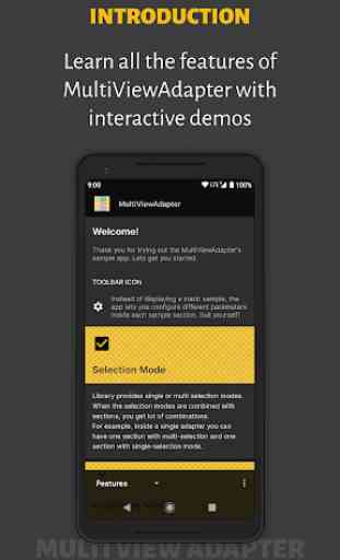 MultiViewAdapter - Demo App 1