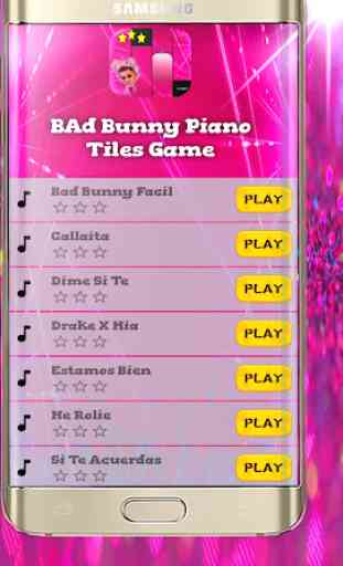 Music BAD Bunny : Piano Game 1