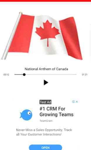 National Anthem of Canada 1