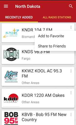 North Dakota Radio Stations - USA 2