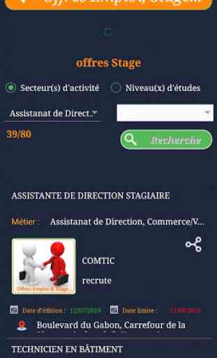 Offres Emploi, Stage 3