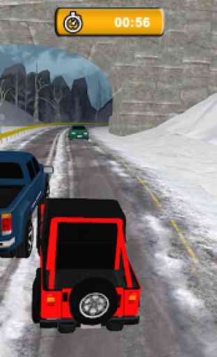 Offroad Jeep - Extreme Mountain Snow Driving 4