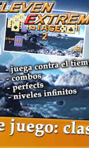 Once Extremo: Solitario gratis en español arcade 3
