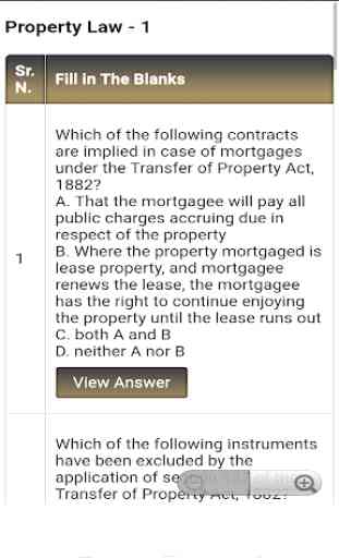 Property Law MCQ 2