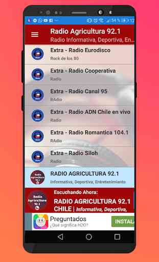 Radio Agricultura 92.1 Chile Online 1