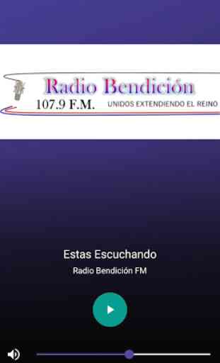 Radio Bendicion 107.9 FM 1