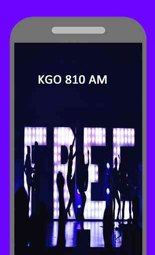 Radio for KGO 810 AM Station San Francisco 3