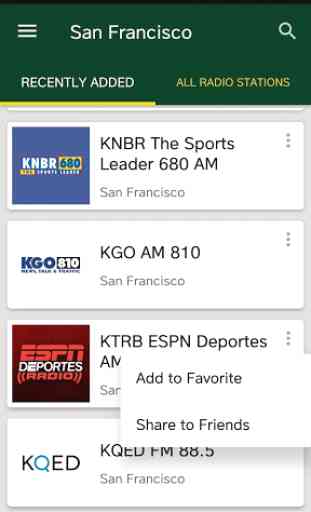 Radios de San Francisco 1