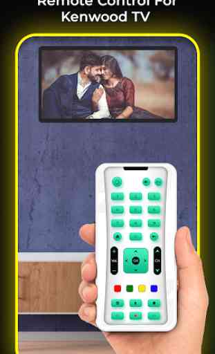 Remote Control For Kenwood TV 3