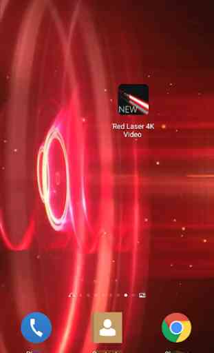 Rojo Láser 4K de Vídeo de fond 1