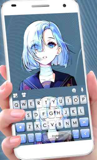 Sailor Anime Girl Tema de teclado 1