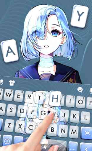 Sailor Anime Girl Tema de teclado 2