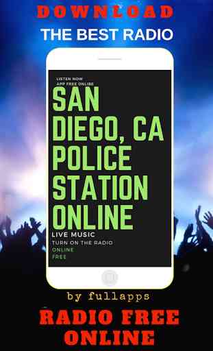 San Diego, CA Police ONLINE FREE APP RADIO 1