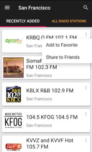 San Francisco Radio Stations - California, USA 1