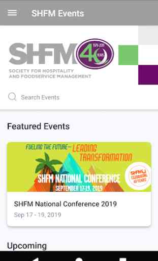 SHFM Events 2