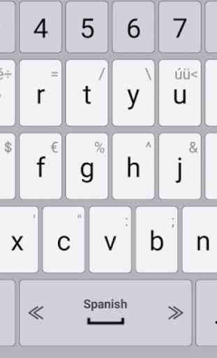 Spanish Language for AppsTech Keyboards 1