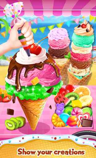 Summer Frozen Ice Cream Maker - Icy Desserts Food 3
