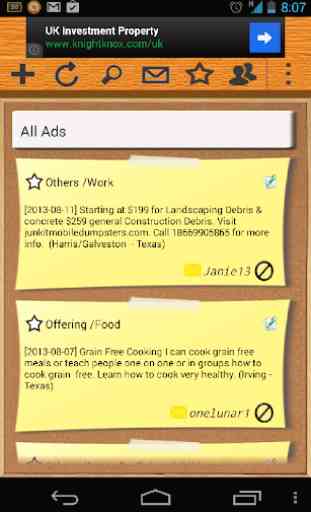 Tablón de anuncios (Ad2Get) 1