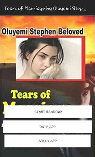 Tears of Marriage by Oluyemi Stephen 1