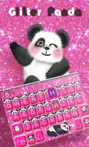 Tema Hot Pink Panda - Teclado Increíble 1