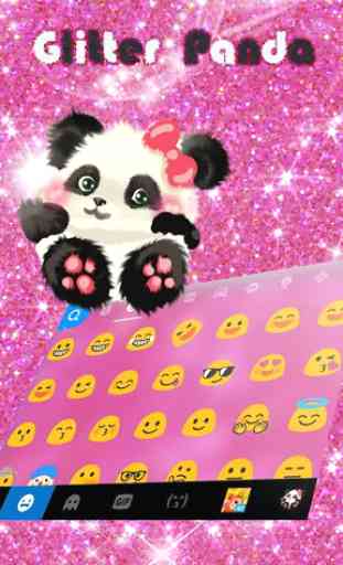 Tema Hot Pink Panda - Teclado Increíble 2