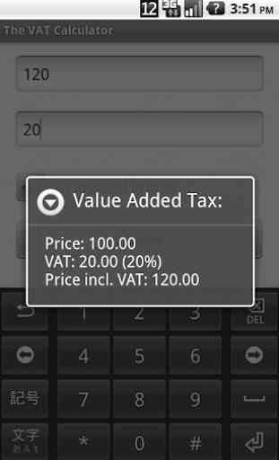 The VAT Calculator 3
