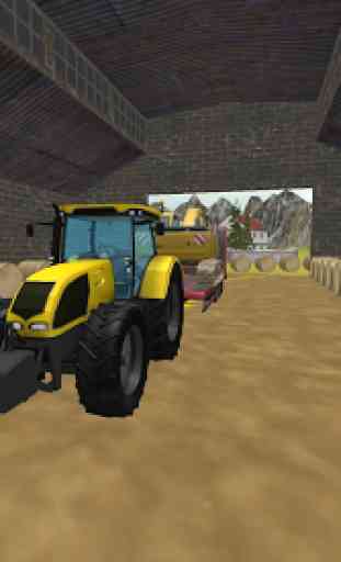 Tractor Conducción 3D: Excavador Transporte 1