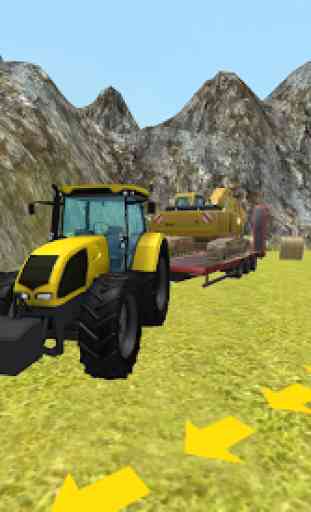 Tractor Conducción 3D: Excavador Transporte 2