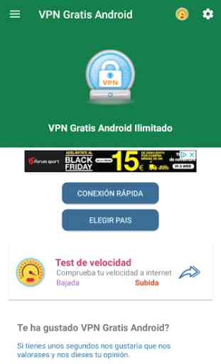 VPN Gratis Android 1