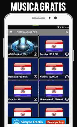 ABC Cardinal 730 AM Radio Paraguay ABC 730 2