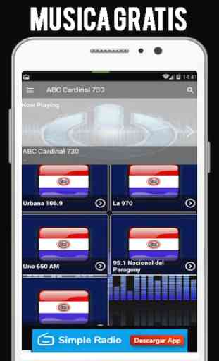 ABC Cardinal 730 AM Radio Paraguay ABC 730 4