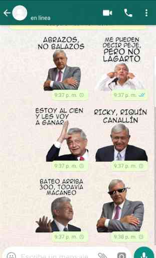 AMLO Sticker Pack OFICIAL 2