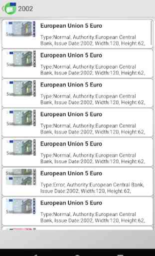 Billetes de la Unión Europea 3