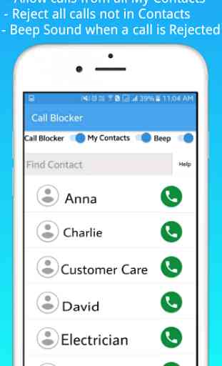Call Blocker - Available for known Block Unknowns. 1