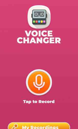 Cambiador de voz con efectos y modificador de voz 1