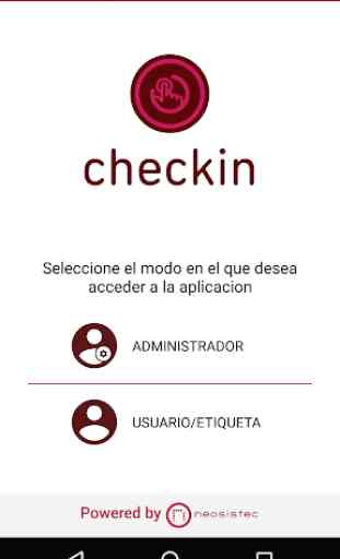 Checkin Control de accesos NFC 2
