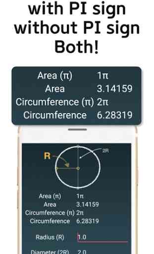 Circle Area Circumference Calculator 3