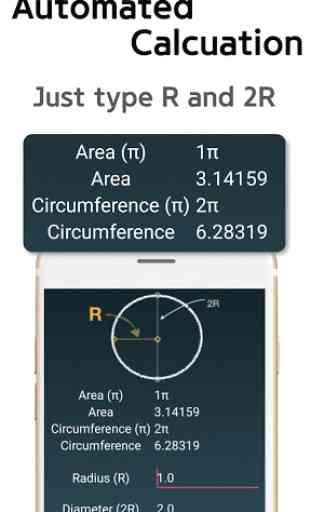 Circle Area Circumference Calculator 4