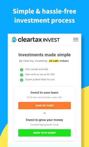 ClearTax Invest - Mutual Funds and SIP Investments 1