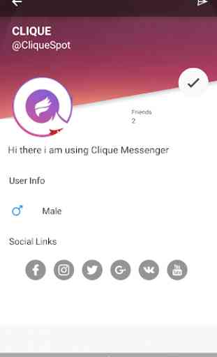 Clique Messenger 2