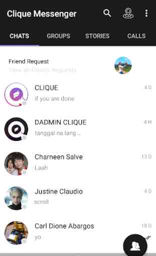 Clique Messenger 4