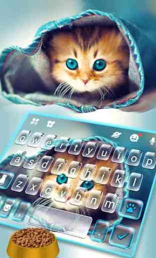Cute Kitty Tema de teclado 1