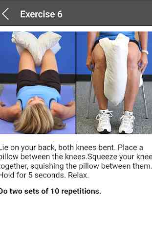 Ejercicios para el dolor de rodilla 1