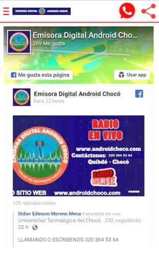 Emisora Digital Android Chocó 3