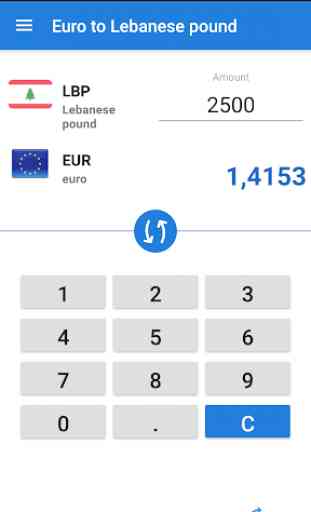 Euro a libra libanesa / EUR a LBP 1