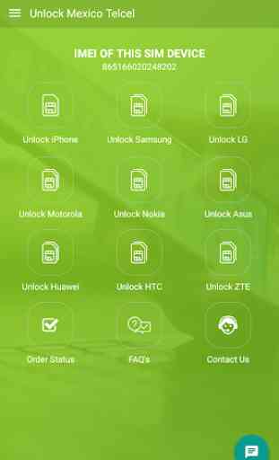 Factory IMEI Unlock Phone on Mexico Telcel Network 1