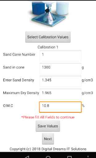 Field Density Test Calculator 4